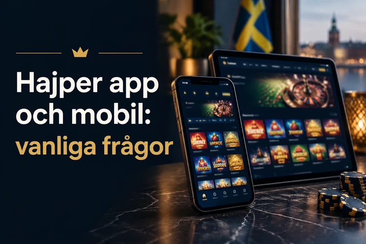 Hajper app och mobil : vanliga frågor