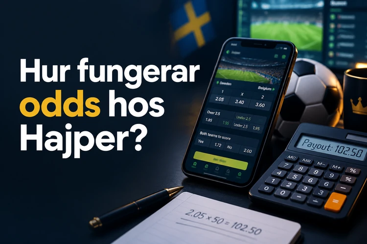 Hur fungerar odds hos Hajper?