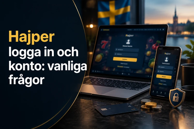 Hajper logga in och konto: vanliga frågor