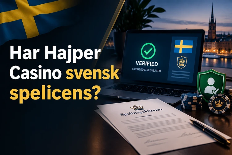 Har Hajper Casino svensk spellicens?