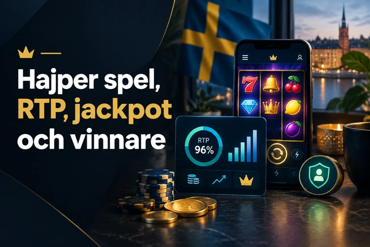 Hajper spel, RTP, jackpot och vinnare: vanliga frågor